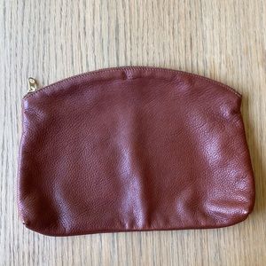 NWOT Baggu Leather Pouch